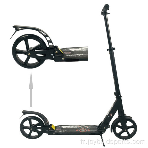 Trottinette en aluminium et acier avec frein à disque